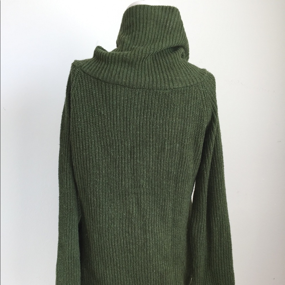 LAST ONE! Solana Beach Green Sweater Dress - Picture 5 of 5